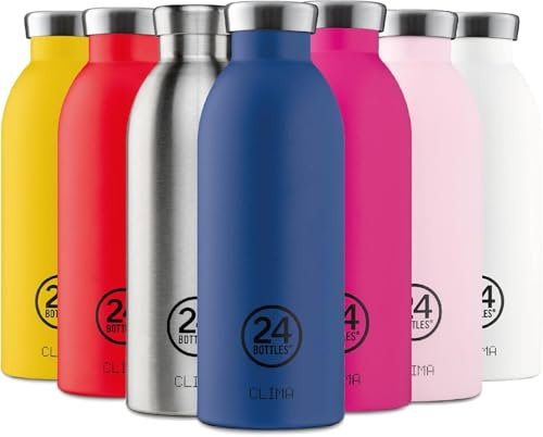 24Bottles Clima Insulated Bottle (330ml) - Ice White