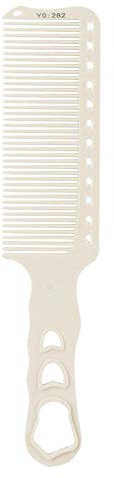 Peignes à cheveux Comb Salon professionnel Peigne à cheveux Résistance aux hautes températures Coiffure Styling Coupe Barber Stylist Outil Coupe de cheveux(blanc)