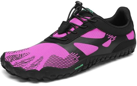 SAGUARO Vattenskor för män surfing pool strand sport skor skor dam halkfria andningsbara, Pure lila, 38 EU