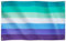 Runesol Vincian Pride Flagge, Schwulen-Fahne, 4 Ösen, eine in jeder Ecke, LGBTQ+, Parade, Festival, Party, Karneval, Premium Fahnen für draußen und drinnen, satte Farben