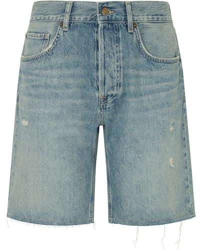 Pepe Jeans Relaxed Short Destroy PM801107 Pantalones Cortos de Jean, Blue (Denim), 38W para Hombre