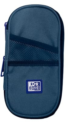 Oxford B-MAX Schulmäppchen mit elastischem Gummi, recyceltes RPET-Material, Marineblau