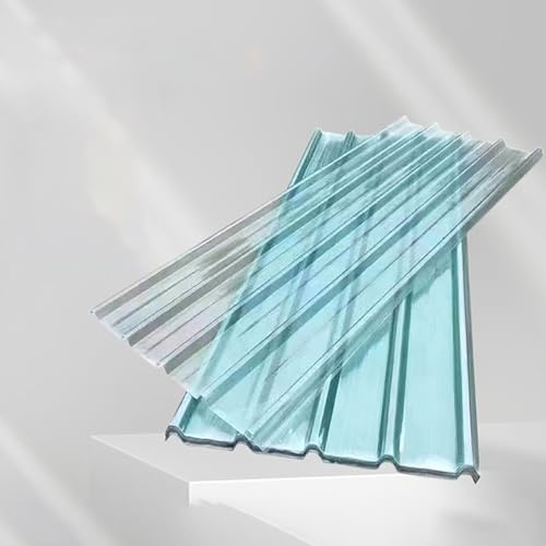 Dalles de toiture transparentes avec 70 % d'ombrage, panneaux de protection UV en fibre de verre pour isolation et revêtement de toit ondulé