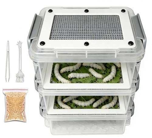 Kit de Cría de de la Harina de 3 Niveles para Cría de Tenebrios