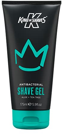 King of Shaves gel da barba antibatterico, da uomo, 1 x 150 ml