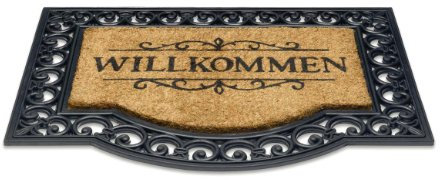 Kokos Fussmatte 60x80cm Gusseisen O