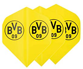 Borussia Dortmund Unisex Bvb-dart Dart Flights, Schwarz/gelb,Einheitsgröße EU