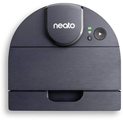 Neato Robotics D8 - Intelligenter Saugroboter - Lasernavigation - 100 Minuten Laufzeit - 700ml Staubbehälter - für Hartböden, Tierhaare und Teppiche