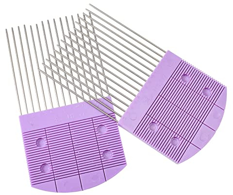 2pcs Quilling Combs for Paper Crafting Tools for Paper Flowers Easy Curling Weaving Accessory for Art Projects and