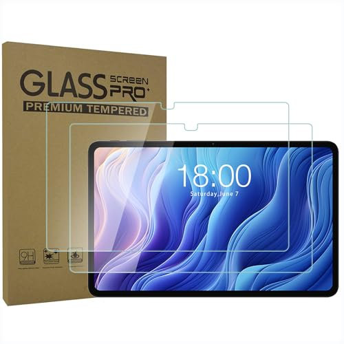 AKNICI 2-Stück PanzerglasFolie Schutzfolie für TECLAST T60 Tablet Android 13 12 Zoll, Gehärtetem Glas Panzerglasfolie Displayschutz für TECLAST T60, 9H Härte/Anti-Kratzer