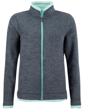 Weird Fish Ariana Full Zip Grid Fleece Rich Navy Size 16. (Jumper/Sweater/Fleece)