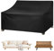 Gartenbank Abdeckung, 134x70x65/94cm Abdeckung Gartenbank 420D Oxford Gewebe Gartensofa Abdeckung Wasserdicht Winddicht UV-Beständig Abdeckhaube Schutzhülle Abdeckplane für Gartenmöbel