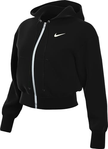 Nike Sportswear HV2426 - Giacca da Donna Phoenix con Cappuccio in Pile, vestibilità Corta e Ampia