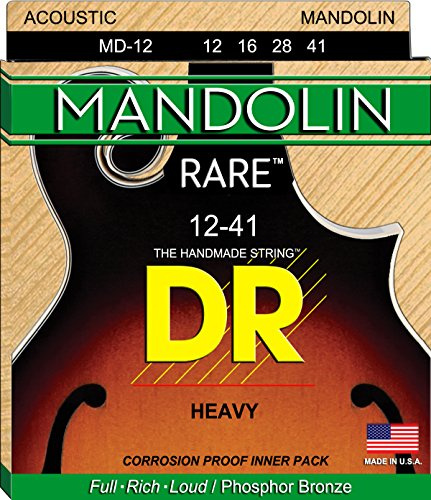 DR A RARE MD-12 Mandolin Heavy Saite