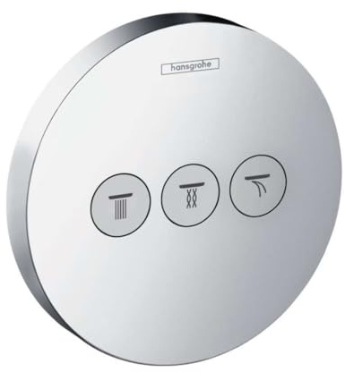 hansgrohe ShowerSelect S valve for 3 outlets, chrome 15745000