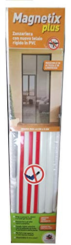 ZANZARIERA MAGNETIX PLUS MAGNETICA CON TELAIO RIGIDO IN PVC 150x250 BIANCO