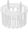 Trapflex Haarsieb/Haarfilter HSC100 1x Stück, kompatibel mit Push Up Ablaufgarnituren Typ Universal für Standard Waschbecken mit G 1 1/4 Zoll