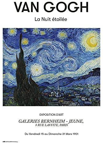 Grupo Erik - Póster Van Gogh La Nuit Etoilee
