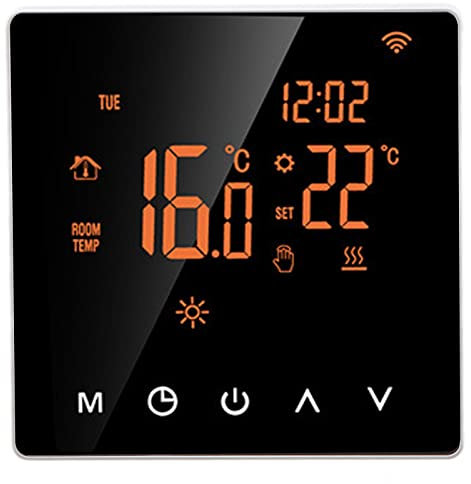 ME81H AC 230V WIFI Thermostat intelligent, affichage LCD Thermostat Intelligent Thermostat de chauffage par le sol(3A, orange back white press)