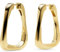 JETTE Damen-Creolen 925er Silber One Size Gelbgold 32025935