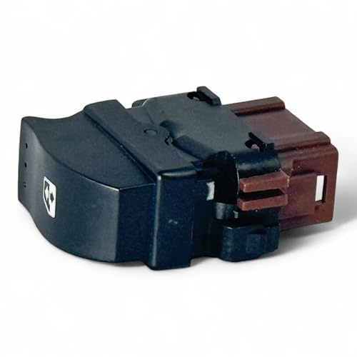 Pulsante Interruttore di controllo alzacristallo destro (lato passeggero) compatibile per Renault Trafic 2 Clio 2 Megane 2 Scenic 2 Master 2 Laguna 2 Primastar Interstar Movano A Vivaro A 8200057321