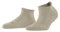 FALKE Damen Sneakersocken Keep Warm W Sn Wolle kurz einfarbig 1 Paar, Beige Melange 4043, 37-38