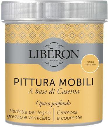 Libéron Pintura Muebles a base de Caseína Amarillo Trigo 0.5 L