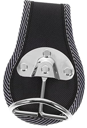 ERINGOGO bolsa para colgar martillos cinturon portaherramientas cinturón portaherramientas organizador de llaves Gancho tenacillas pinza de cinturón broche de cinturón Perforar hierro Black