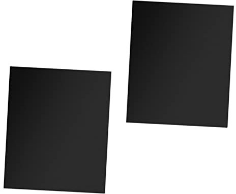 ibasenice 2 Pièces Tapis De Barbecue Accessoires De Grillade Non Gril Portatif Chaleur De Plein Air Camp Portable Tapis Cuisson Barbecue Noir