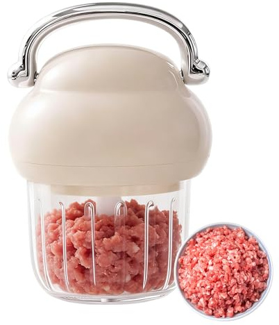 Tritatutto Elettrico | Tritatutto Ricaricabile Ad Alta Velocità 350ml,Mini Elettrico,Per Cipolla Carne Verdura Purea Casa Cucina Appartamento Campeggio