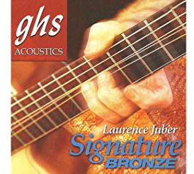 ghs SNB LJ 40 M Laurence Juber signatur bronssträng medium