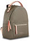 bugatti Ella Rucksack klein für Damen, modischer Tagesrucksack aus Kunstleder, olive
