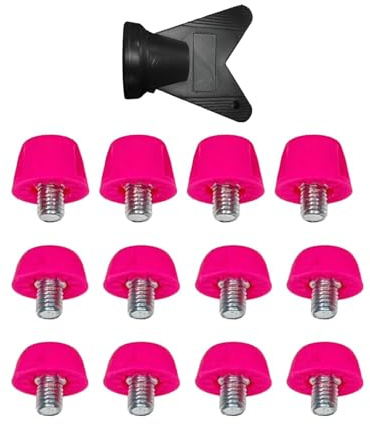 harayaa 12x pointes de remplacement crampons de Rugby crampons de bottes de football chaussures de piste accessoires pour l'entraînement