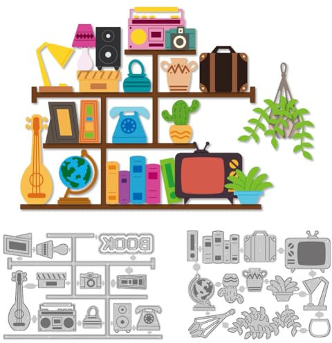 DELORIGIN Stanzformen Im Vintage Regale Stil Zum Basteln von Karten prägeschablonen Stanzschablonen Neuheiten 2025 Zum PrägenScrapbooking Basteln Geburtstage Festival Dekoration
