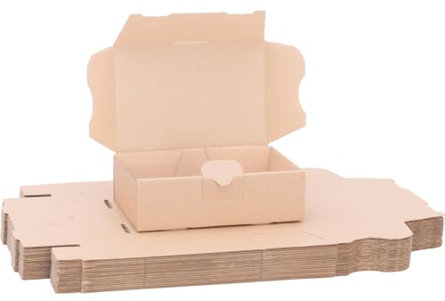 Förpackning maxibrevlådor 160 x 110 x 50 mm maxibrev brun MB 1 innermått 150 x 105 x 46 mm frakt post vikbar låda fraktlåda bokförsändelse – perfekt för frakt 100 stycken