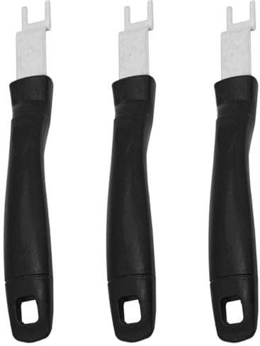 TOYANDONA 3 pièces Barbecue Acier Inoxydable avec Poignée Anti-brûlure Multifonction et Résistant Chaleur Outil Pratique pour Soulever Plaques et Bols Chauds Cuisine et Barbecue