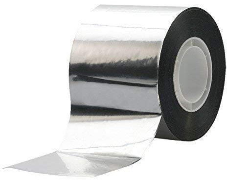 Ruban adhésif en aluminium 50 mm x 50 m, bande en aluminium autocollant