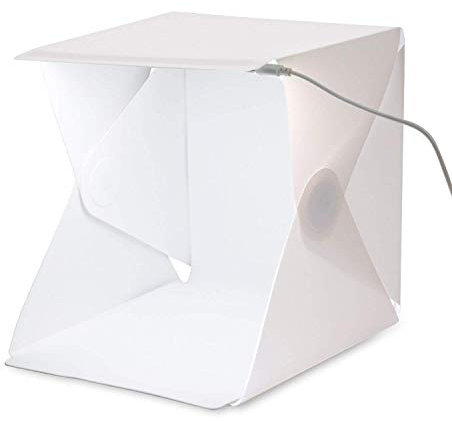 Besting Photo Studio Tent, Mini Foldable Photography Studio Portable Light Box Kit with LED Light Tent,Mini Photo Studio Small Shooting Box Photography Lighting Tent Kit for Smartphone or DSLR Camera