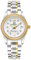 Automatische Armbanduhr, modisch, Damen, Analog, Edelstahl, wasserdicht, Luxus-Armbanduhr, Silberfarben und Weiß, Automatikuhr