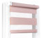 Fenster DEKOR - Rollos für Fenster Bleich-Rosa - Klemmfix Rollo ohne Bohren 150 x 50 cm - Doppelrollo mit einer breiten Auswahl an Größen und Farben - Blickdichte Rollos, einfach zu montieren