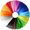 3D Drucker Filament 1.75mm PCL - 15 Farben, Je 5m, Filament-3D-Druckmaterialien, 3D Stift Filament, für Niedrige Temperaturen, 3D Kinder Stift and 3D Druck Stift Zubehör