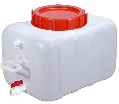 Tanque de Agua 50 litros Tanque de Agua Multifuncional para Viajes al Aire Libre,Cubo Tanque de Almacenamiento de Agua Cuadrado Horizontal,Cubo de Agua portátil Contenedor de Agua Equipo par