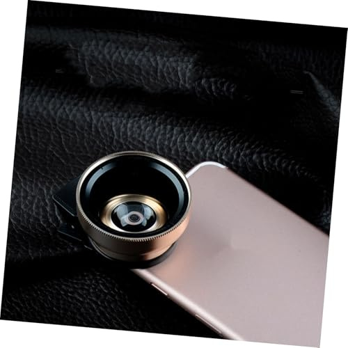 DOITOOL Universal Phone Lens Clip 0.45X Wide Angle and Macro 2-in-1 Mobile Phone Lens with 49mm Uv Filter Camera Attachment for Smartphone Photo and Video Accessories
