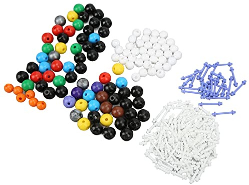 Omquot Kemisk atomstruktur modell, färgglada bollpinnar set för kemiundervisning, PP-material