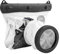 Custodia da Immersione Subacquea Impermeabile Universale Portatile 20M per Fotocamere DSLR Nikon(bianca)