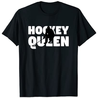 Camiseta de hockey para mujer con diseño de Hockey Queen Camiseta