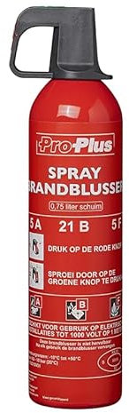 ProPlus Extincteur à Mousse AB ​F résistant au Gel 750 ML