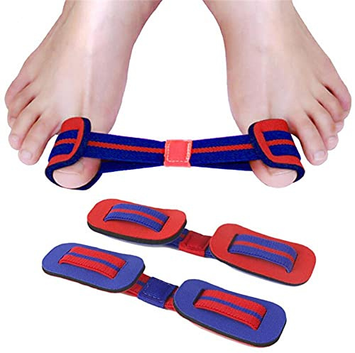 Vobumix Banda De Entrenamiento para Cinturón Hallux Valgus, Banda Correctora De Juanete para Estiramiento del Dedo Gordo del Pie, Ejercitador De Enderezamiento del Pulgar, Banda Elástica De Nailon
