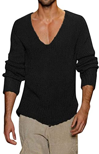 Maglioni Particolari Uomo Senza Grigia Marrone Scritte Caldo Colorato Ai Baseball Semplice Giapponesi € Neutre Angora Panda Traforato Scollati Giovanili Outlet Doppiopetto