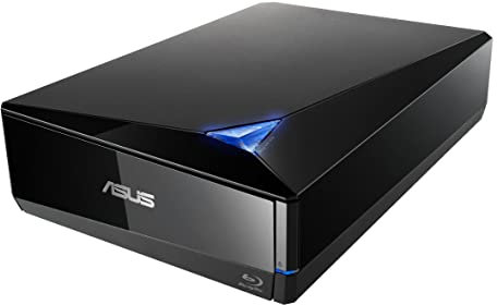 ASUS BW-16D1H-U Pro externer Blu-Ray Brenner (12x BD-R, 16x DVD±R, 12x DVD±R DL, 5x DVD-RAM, USB 3.0) inkl. Cyberlink PowerDVD 12 & Power2Go 8, schwarz